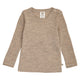müsli WOOLLY bluse i merinould Langærmet bluse Balsam melange 821000011