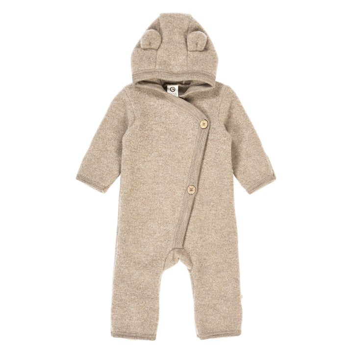 müsli WOOLLY køredragt i merinould fleece Bodystockings Balsam melange 821000011