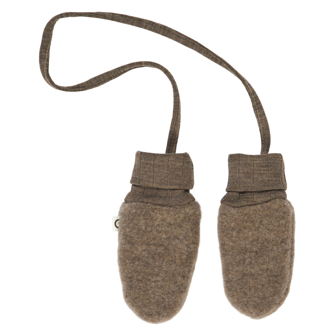 müsli WOOLLY luffer i merinould fleece Huer Walnut melange 821000012