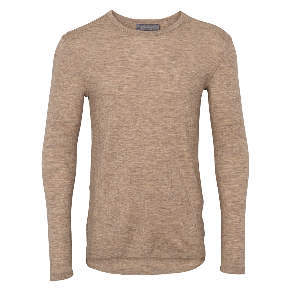 Conservandum WOOL bluse Langærmet bluse Balsam melange 821000011