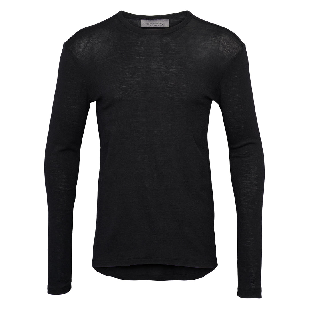 Conservandum WOOL bluse Langærmet bluse Black 019400706