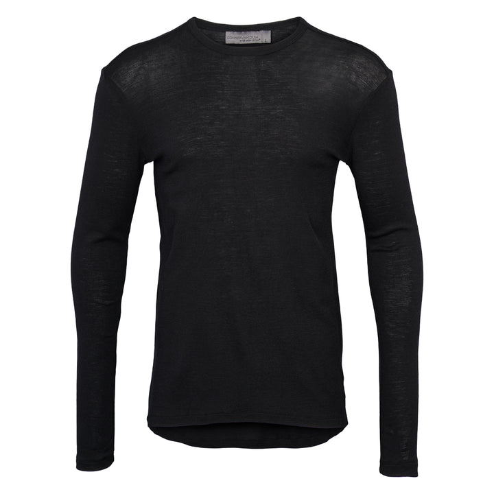 Conservandum WOOL bluse Langærmet bluse Black 019400706