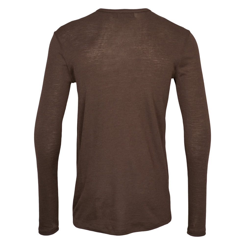 Conservandum WOOL bluse Langærmet bluse Brown 422017200