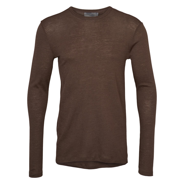 Conservandum WOOL bluse Langærmet bluse Brown 422017200