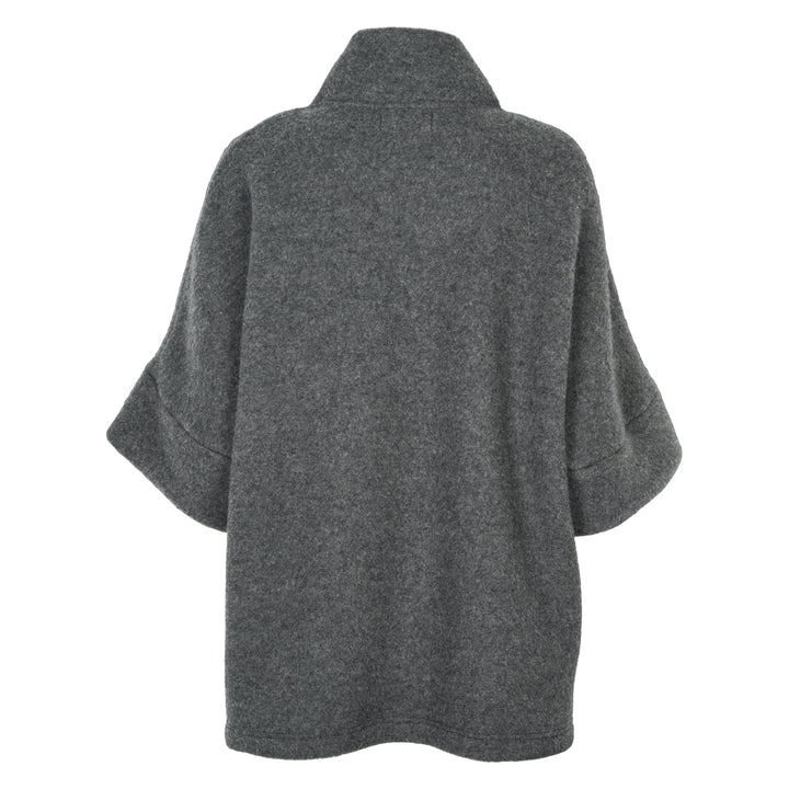 Conservandum WOOL fleece kortærmet jakke Sweatshirt Dark grey 892000011