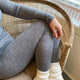 Conservandum WOOL uldleggings Leggings Pale grey melange 791080900