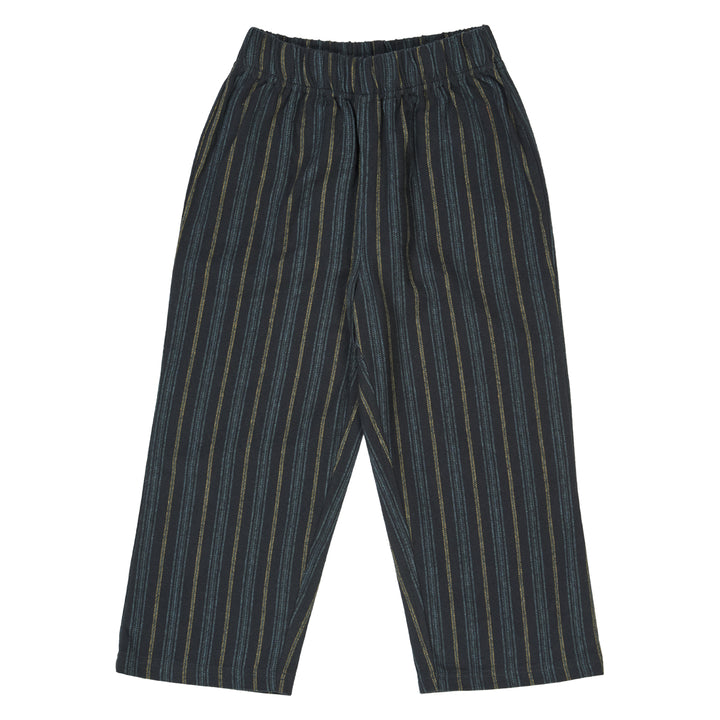 müsli WOVEN STRIPE bukser Bukser Night blue/ Moss/ Stormy blue 690000268
