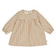 müsli WOVEN stribet kjole Kjoler Oak/ Walnut 690000338