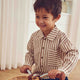 müsli WOVEN stribet skjorte Langærmet bluse Oak/ Walnut 690000338
