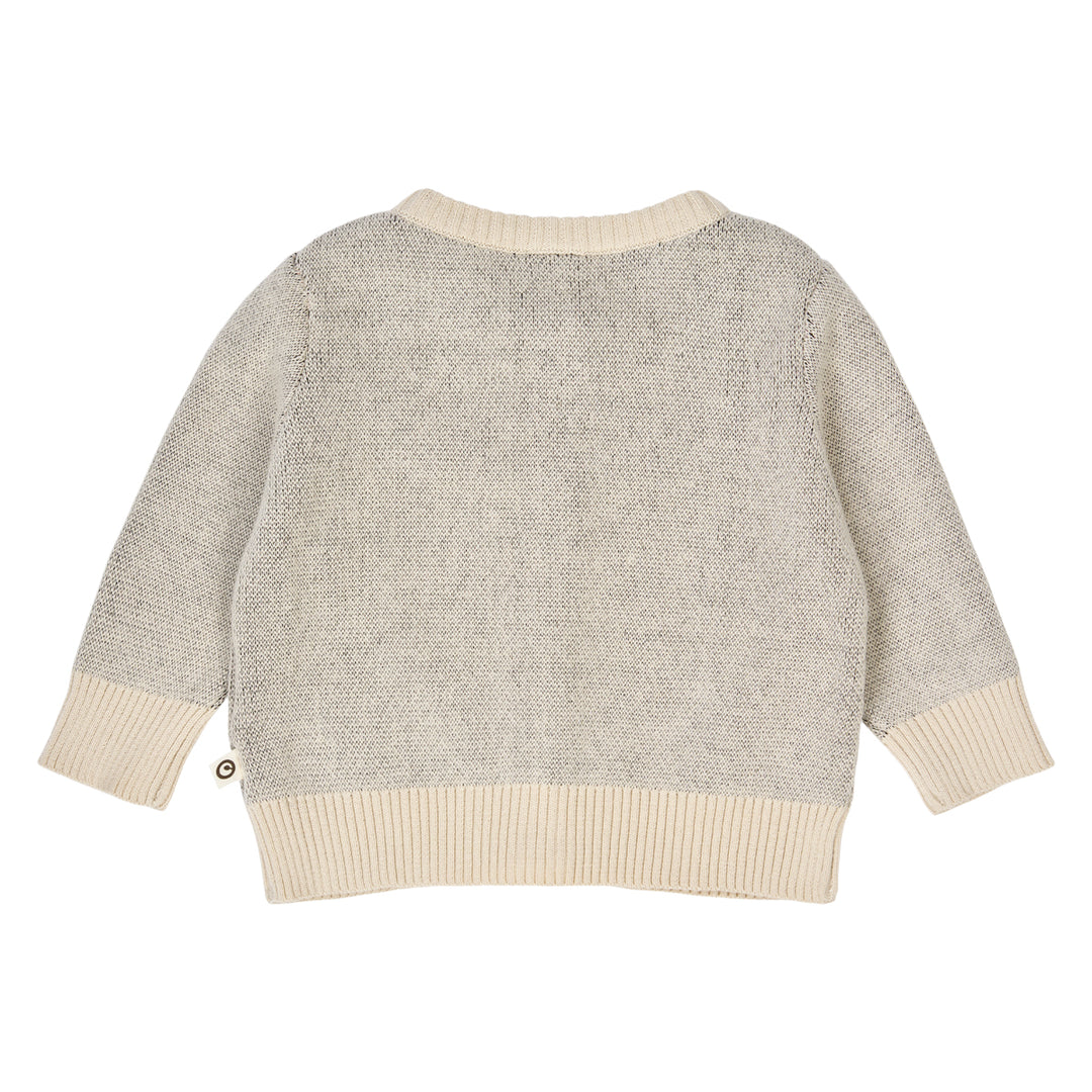 müsli ZINNA blomster strik cardigan Langærmet bluse Oak 013040001