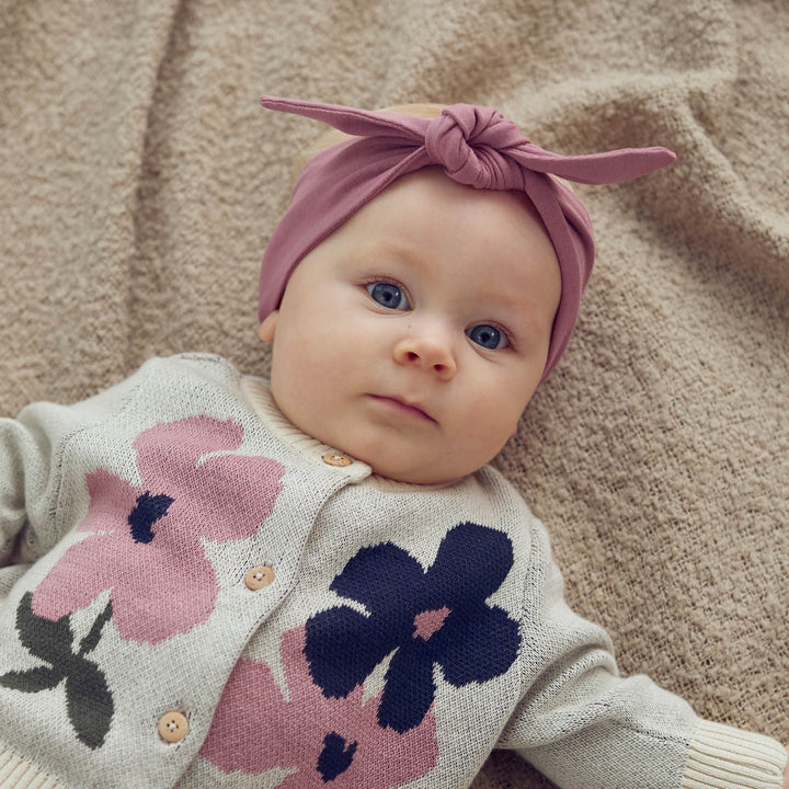 müsli ZINNA blomster strik cardigan Langærmet bluse Oak 013040001