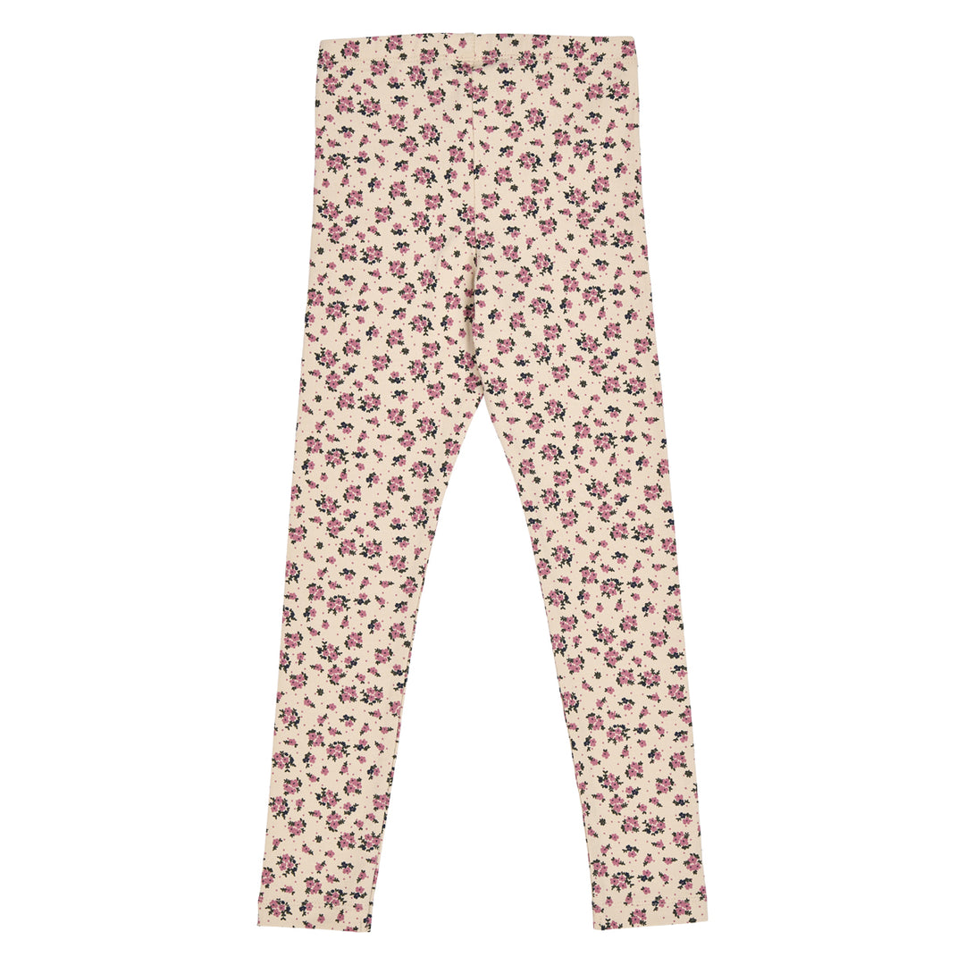 müsli ZINNA blomsterprintede leggings Leggings Oak/ Nostalgia rose/ Deep green 690000261