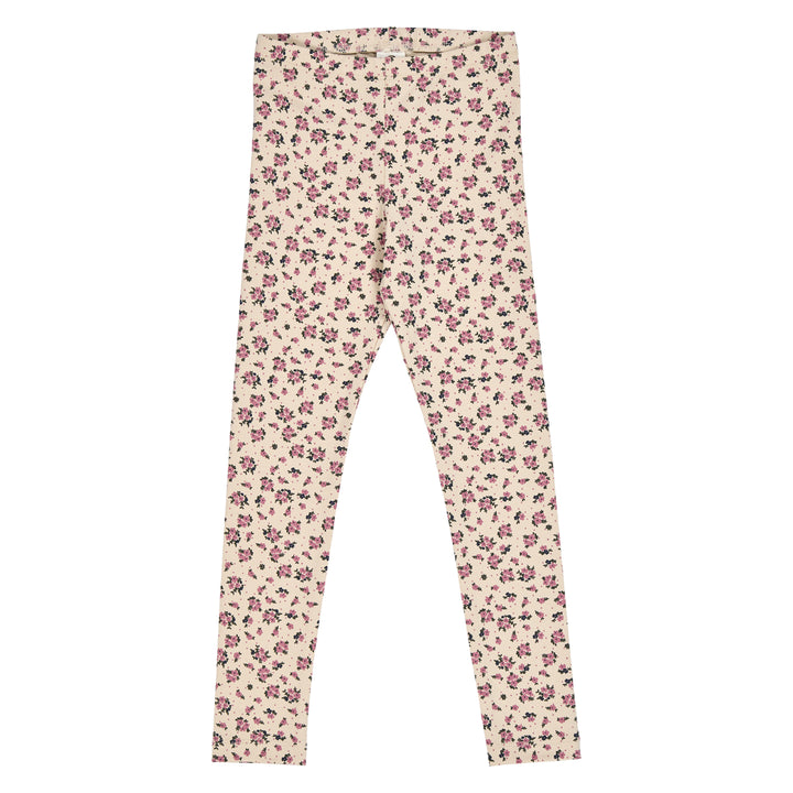 müsli ZINNA blomsterprintede leggings Leggings Oak/ Nostalgia rose/ Deep green 690000261