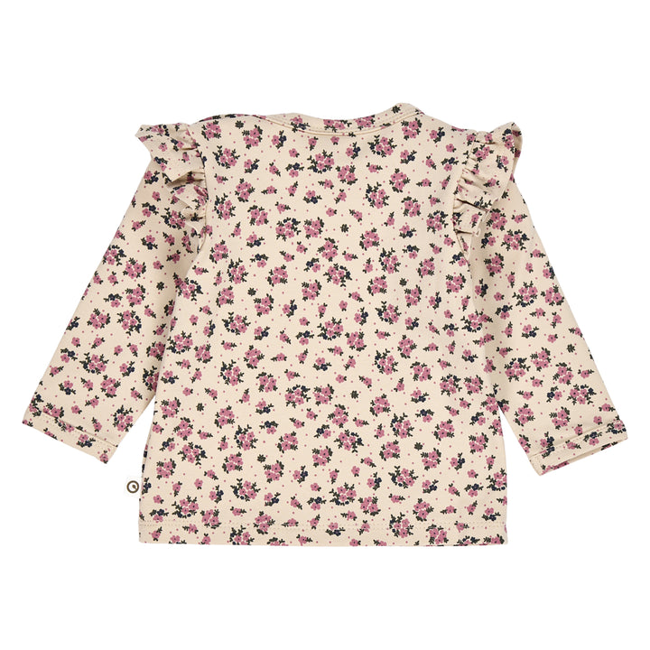 müsli ZINNA blomsterprintet flæse bluse Langærmet bluse Oak/ Nostalgia rose/ Deep green 690000261